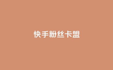 快手粉丝卡盟,ks互赞 - ks业务粉丝 24小时全网最低价  第1张