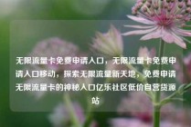 无限流量卡免费申请入口，无限流量卡免费申请入口移动，探索无限流量新天地，免费申请无限流量卡的神秘入口亿乐社区低价自营货源站